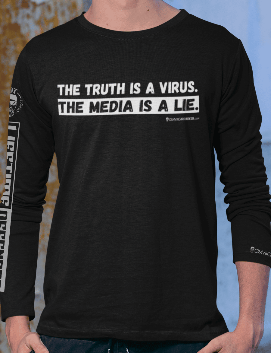 The Truth Is A Virus Long Sleeve Tee - Image 4