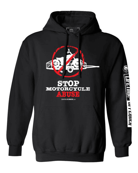 Stop Motorcycle Abuse Hoodie