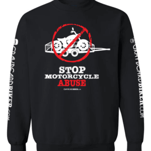 Stop Motorcycle Abuse Sweatshirt