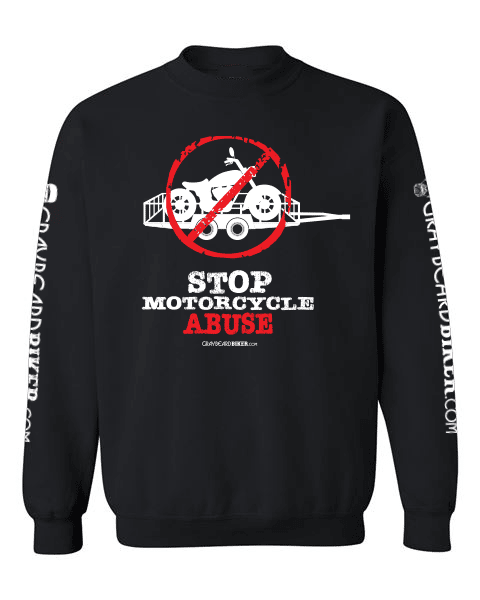 Stop Motorcycle Abuse Sweatshirt
