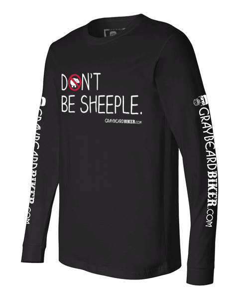 Don’t Be Sheeple Long Sleeve Tee - Image 2