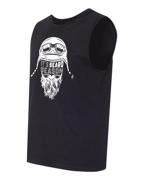 It's Beard Season Muscle Tee - Image 2