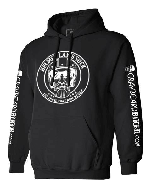 Helmet Laws Suck Hoodie - Image 2
