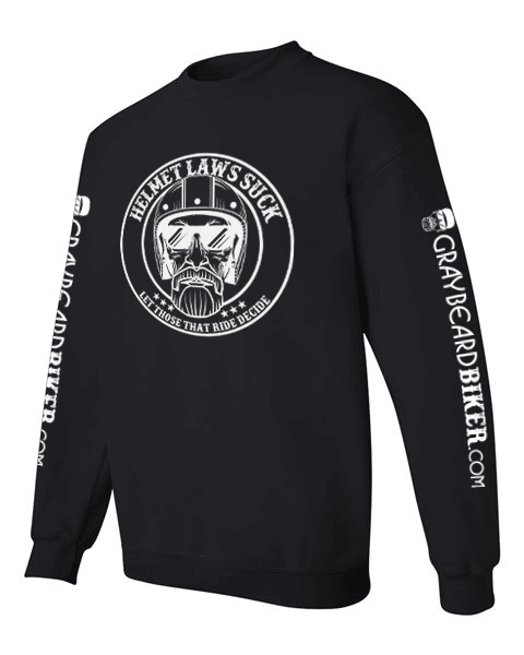 Helmet Laws Suck Sweatshirt - Image 2