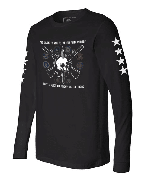 The Object Is Not To Die Long Sleeve Tee - Image 2