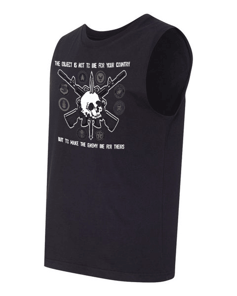 The Object Is Not To Die Muscle Tee - Image 2