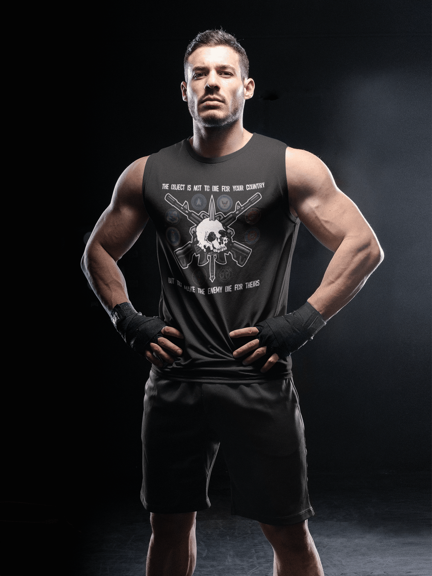 The Object Is Not To Die Muscle Tee - Image 4
