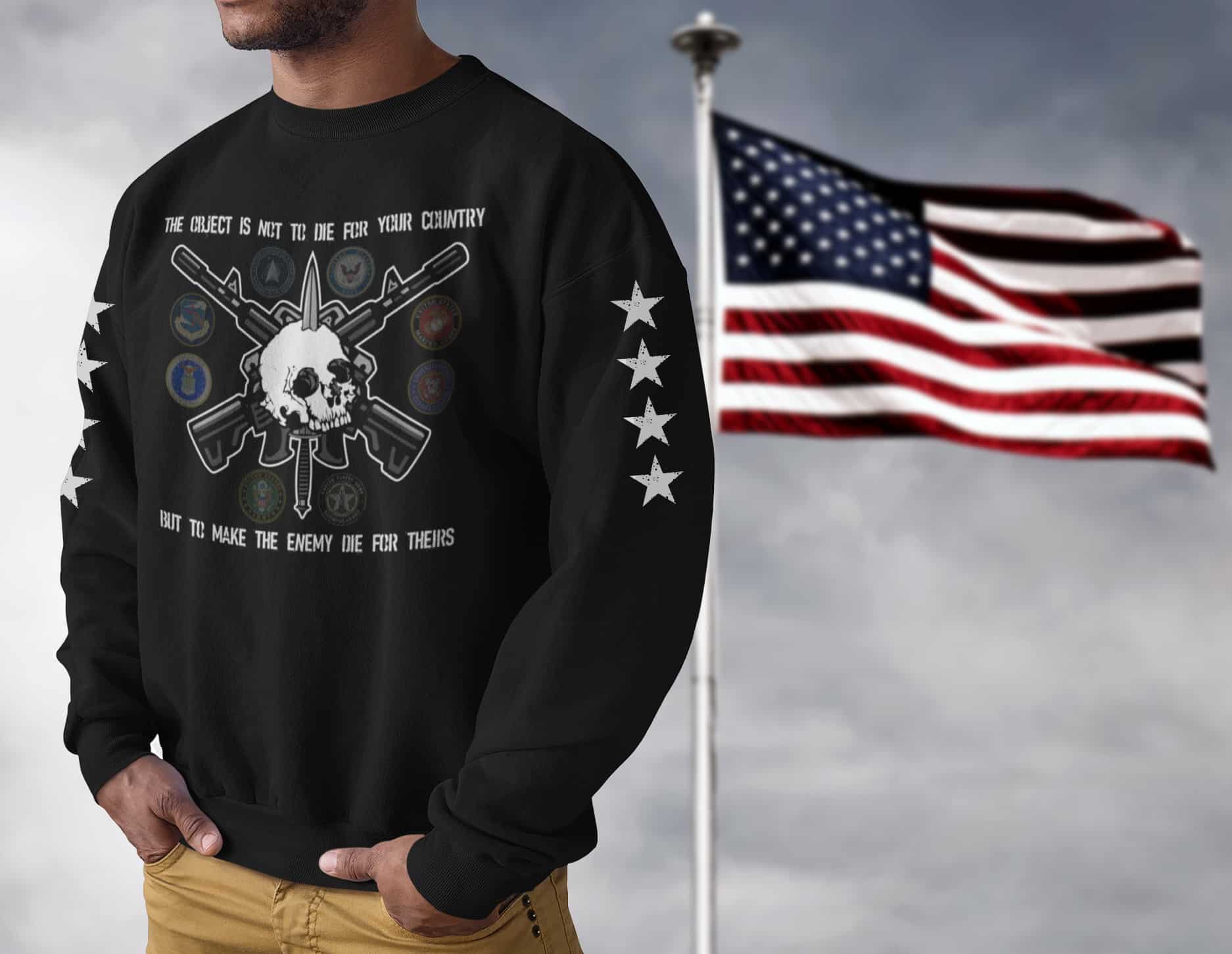 The Object Is Not To Die Sweatshirt - Image 4