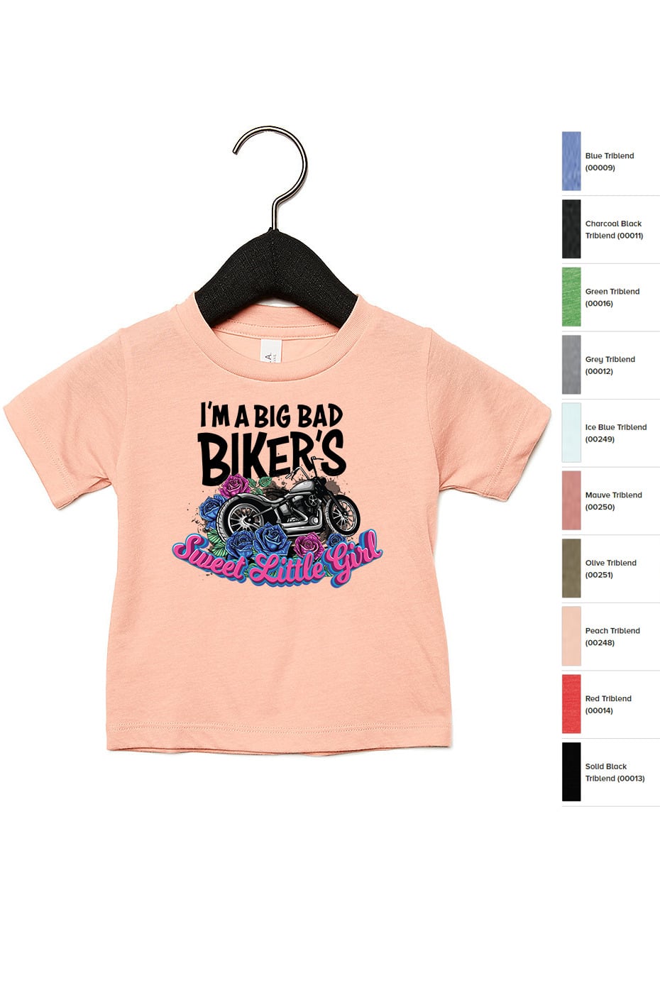 toddler tshirt biker dad daughter