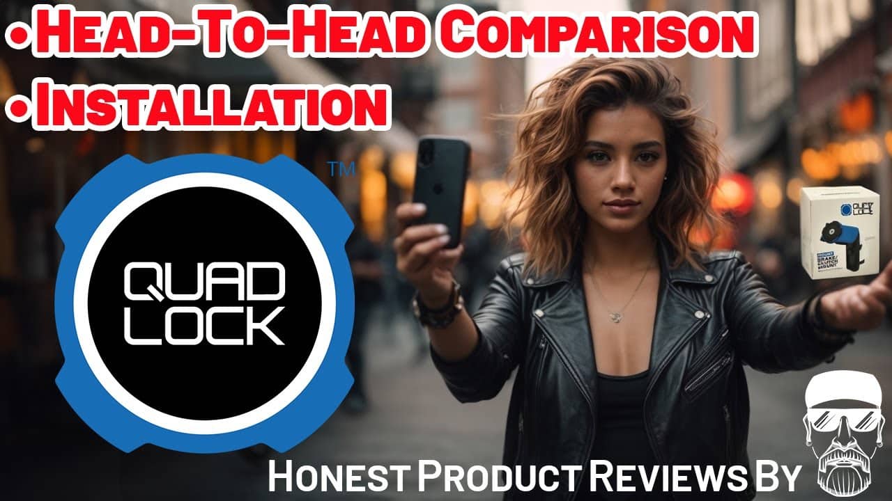 Quad Lock phone holder review with comparison – Brake / Clutch Mount | How To Install | Installation