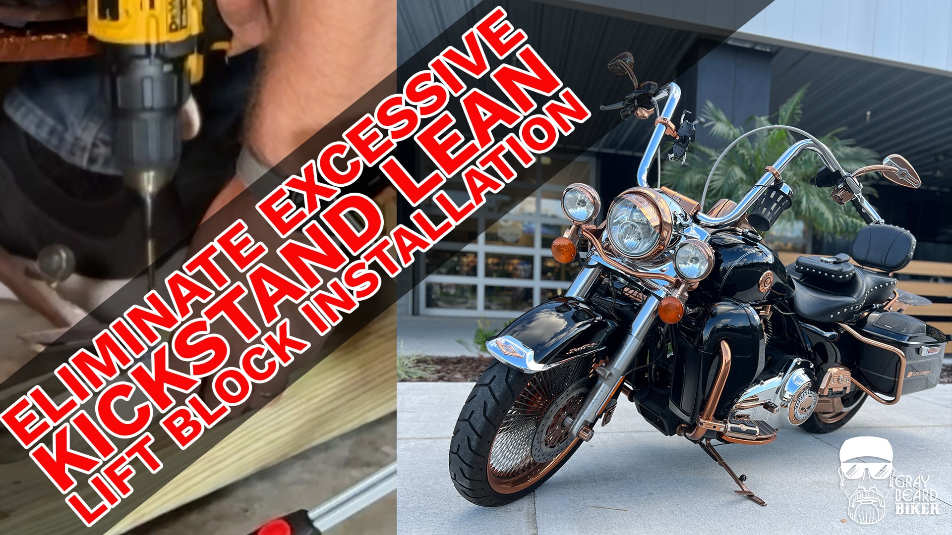 Motorcycle Leans To Far On Kickstand?