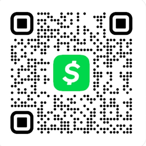 Scan to contribute through Cash App to B Zachary Bennett, $BZacharyBennett