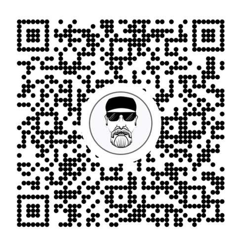 Scan to contribute to Gray Beard Biker through Venmo